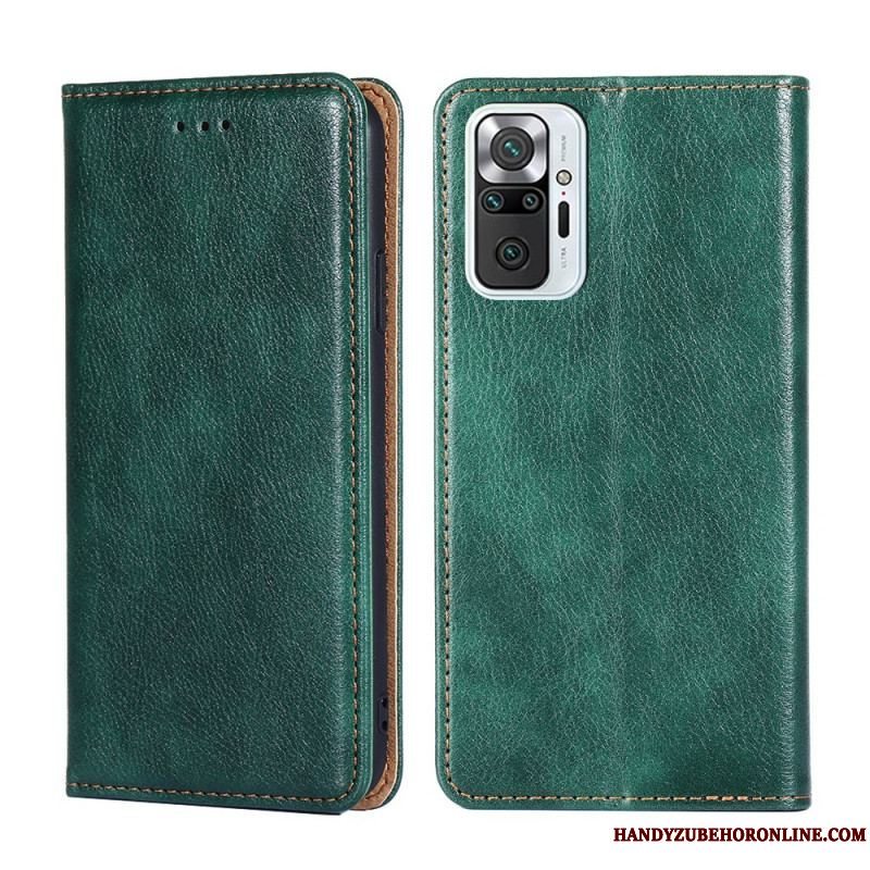 Cover Xiaomi Redmi Note 10 Pro Flip Cover Vintage Læder Stil