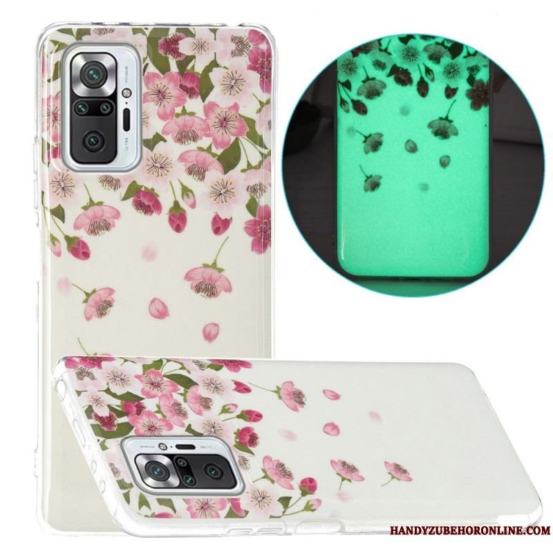 Cover Xiaomi Redmi Note 10 Pro Fluorescerende Blomsterserie