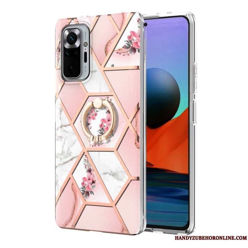 Cover Xiaomi Redmi Note 10 Pro Ring-bracket Blomster