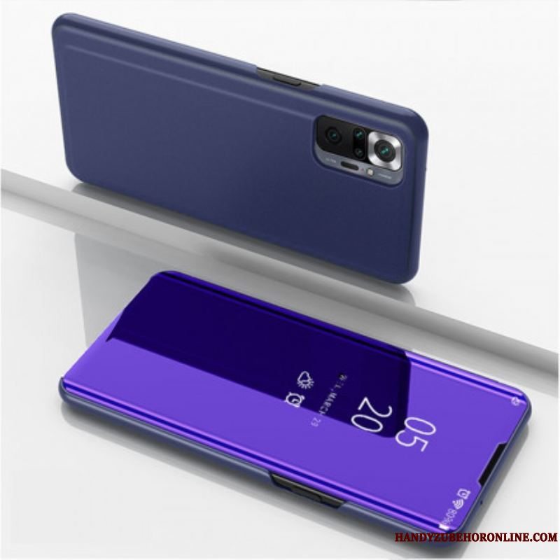 Cover Xiaomi Redmi Note 10 Pro Spejl Og Kunstlæder