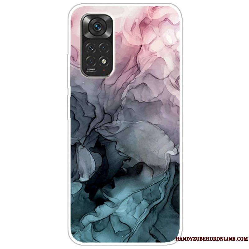 Cover Xiaomi Redmi Note 11 / 11S Farvet Marmor