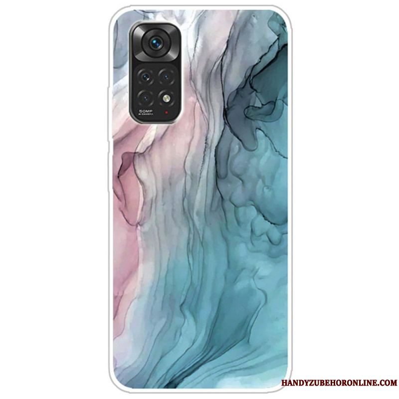 Cover Xiaomi Redmi Note 11 / 11S Farvet Marmor