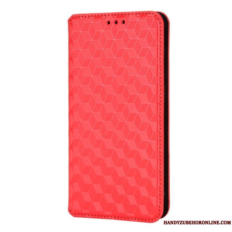 Cover Xiaomi Redmi Note 11 / 11S Flip Cover 3d Diamant Læder Effekt