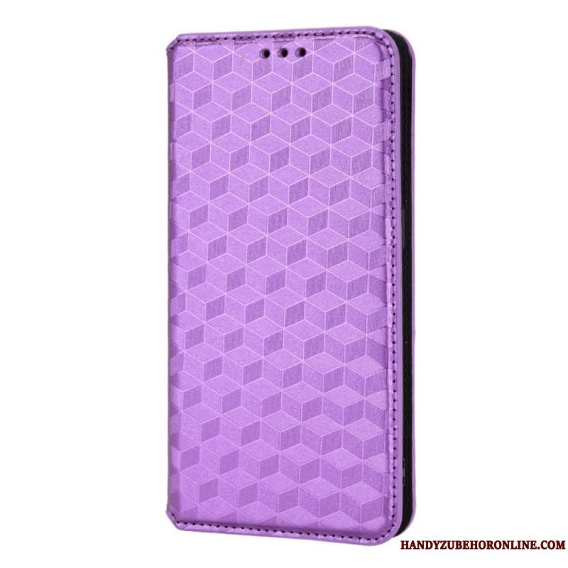 Cover Xiaomi Redmi Note 11 / 11S Flip Cover 3d Diamant Læder Effekt