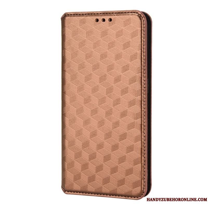 Cover Xiaomi Redmi Note 11 / 11S Flip Cover 3d Diamant Læder Effekt