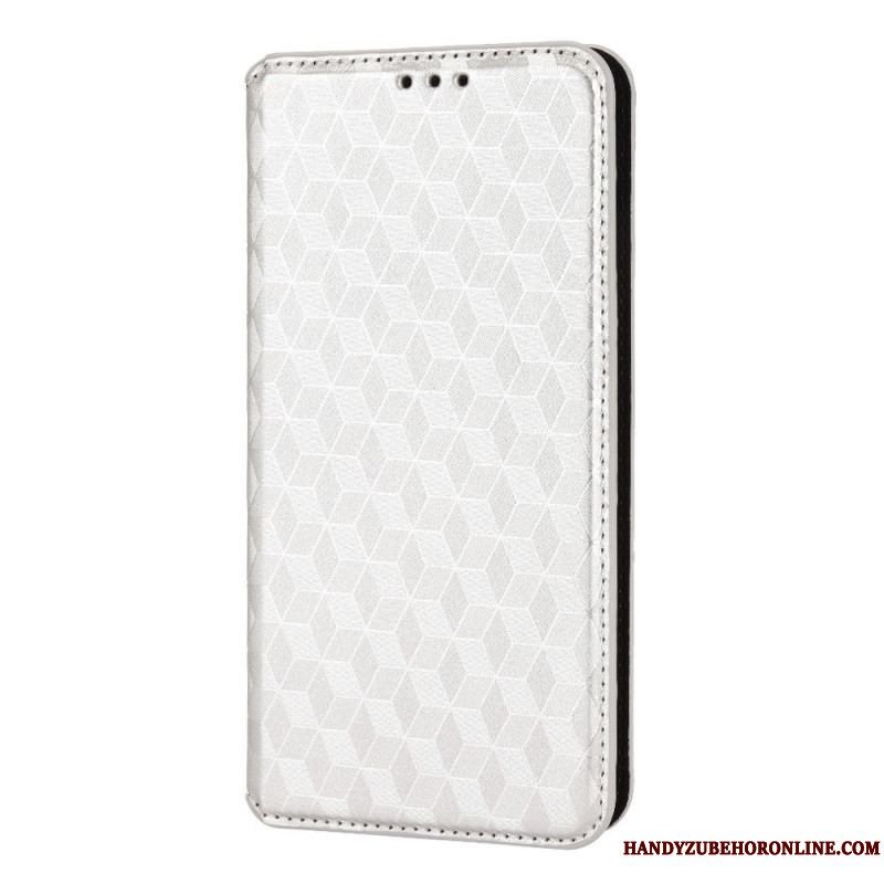 Cover Xiaomi Redmi Note 11 / 11S Flip Cover 3d Diamant Læder Effekt