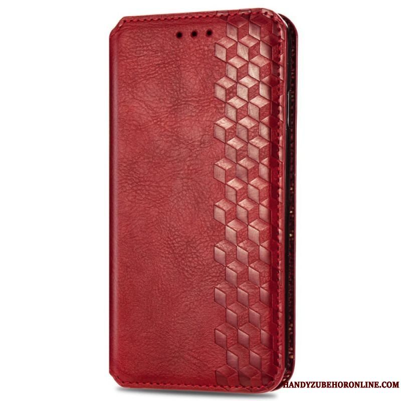 Cover Xiaomi Redmi Note 11 / 11S Flip Cover Diamanttekstur I Lædereffekt