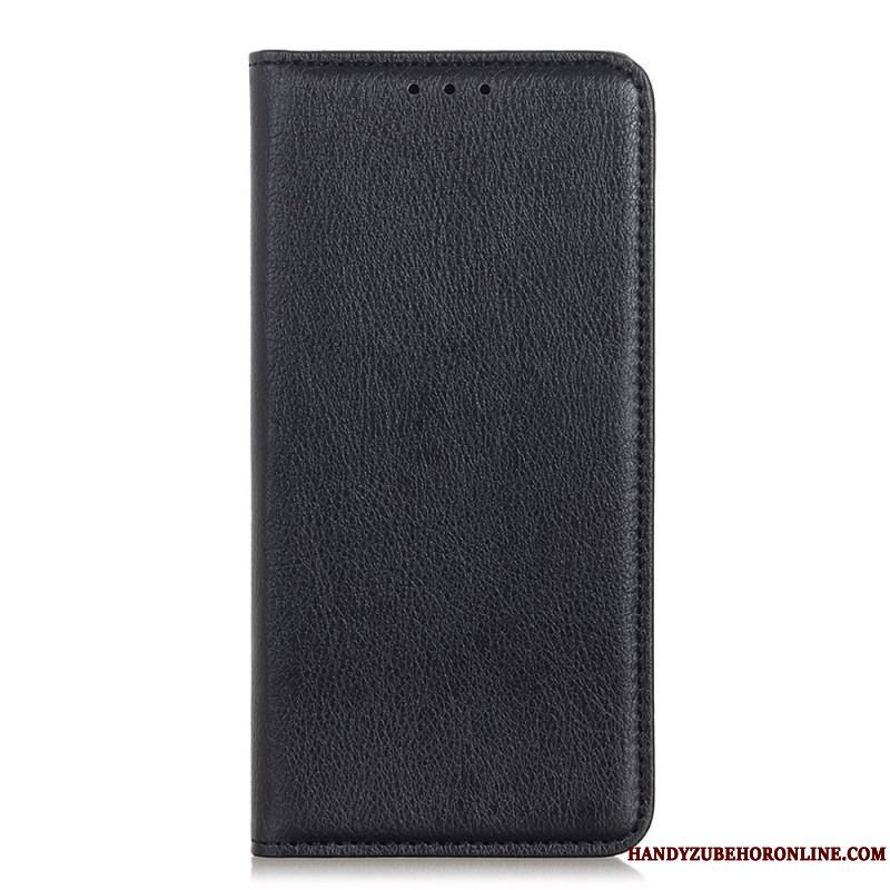 Cover Xiaomi Redmi Note 11 / 11S Flip Cover Lychee Split Læder Tekstur