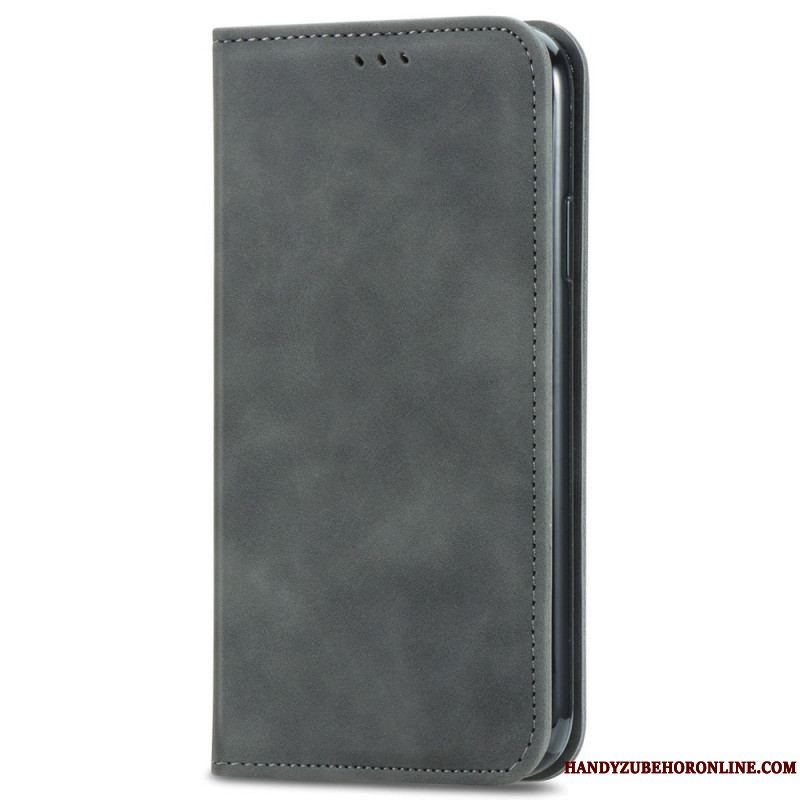 Cover Xiaomi Redmi Note 11 / 11S Flip Cover Vintage Lædereffekt