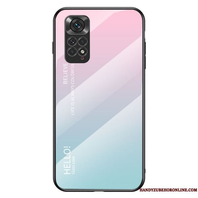 Cover Xiaomi Redmi Note 11 / 11S Hærdet Glas Hej