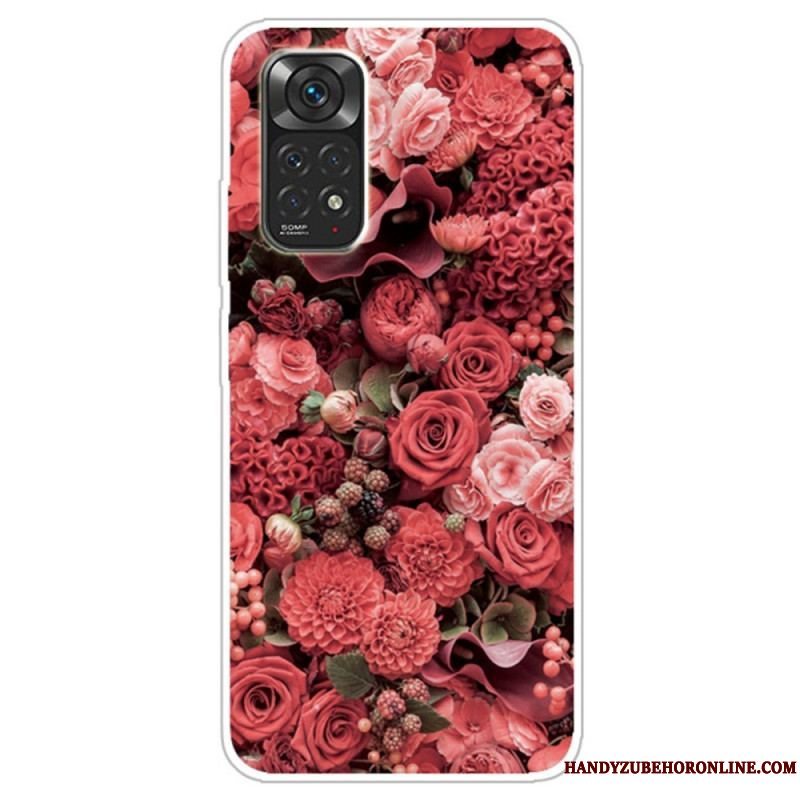 Cover Xiaomi Redmi Note 11 / 11S Intense Blomster