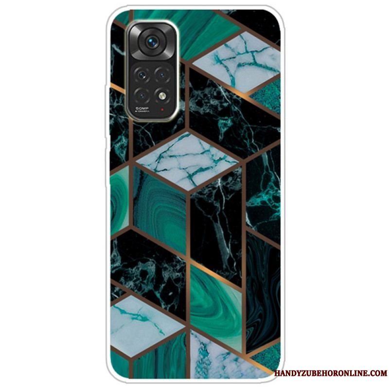 Cover Xiaomi Redmi Note 11 / 11S Marmor Geometri