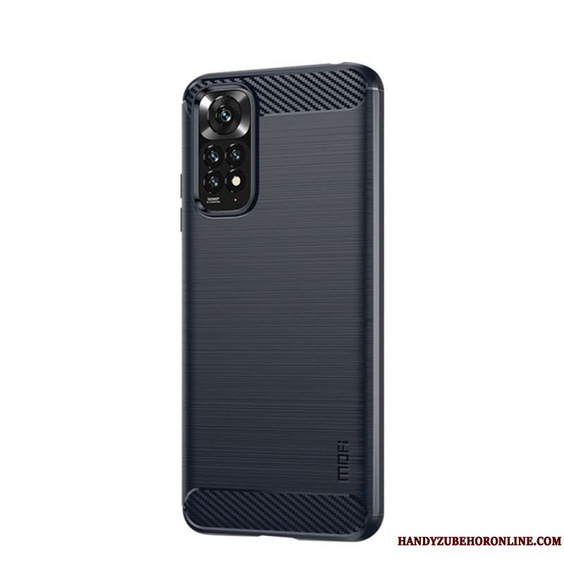 Cover Xiaomi Redmi Note 11 / 11S Mofi Børstet Kulfiber