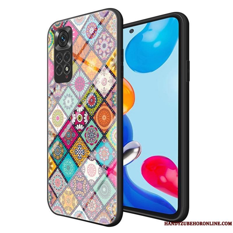 Cover Xiaomi Redmi Note 11 / 11S Patchwork Magnetisk Holder