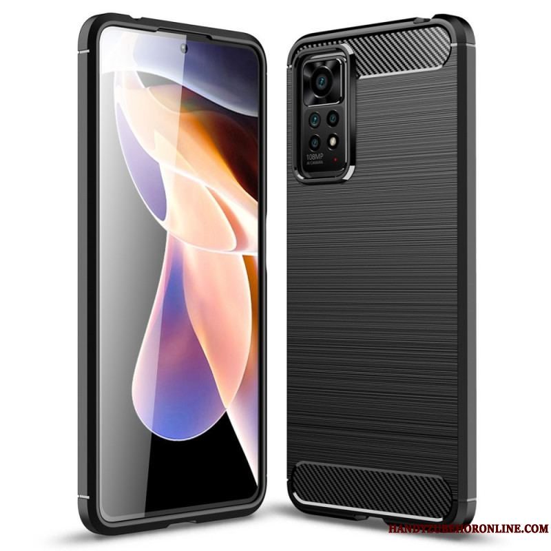 Cover Xiaomi Redmi Note 11 Pro / 11 Pro 5G Børstet Kulfiber