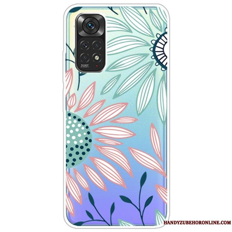 Cover Xiaomi Redmi Note 11 Pro / 11 Pro 5G Sømløs Blomst