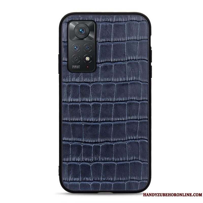 Cover Xiaomi Redmi Note 11 Pro / 11 Pro 5G Ægte Crocodile Texture Læder