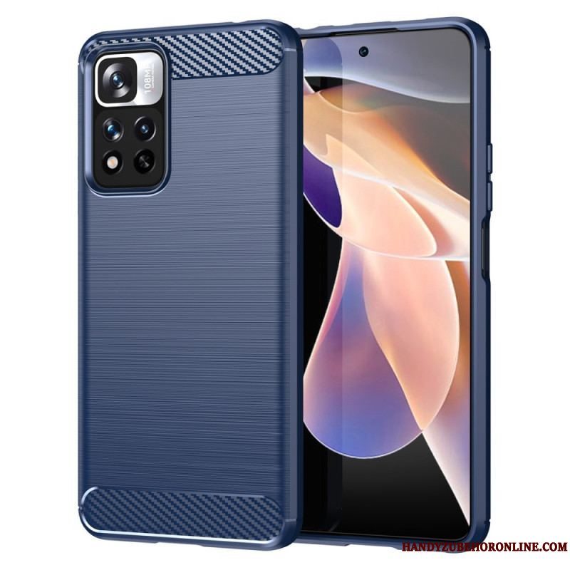 Cover Xiaomi Redmi Note 11 Pro Plus 5G Børstet Kulfiber