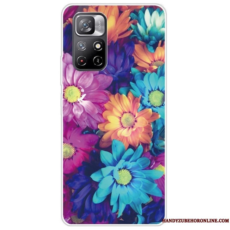 Cover Xiaomi Redmi Note 11 Pro Plus 5G Fleksible Blomster