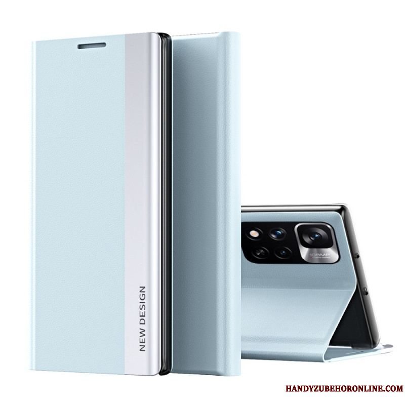 Cover Xiaomi Redmi Note 11 Pro Plus 5G Flip Cover Nyt Design I Kunstlæder