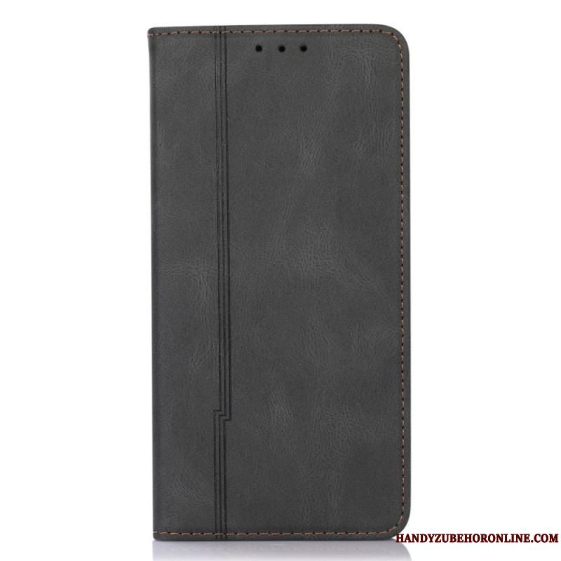 Cover Xiaomi Redmi Note 11 Pro Plus 5G Flip Cover Stil Læder Linje