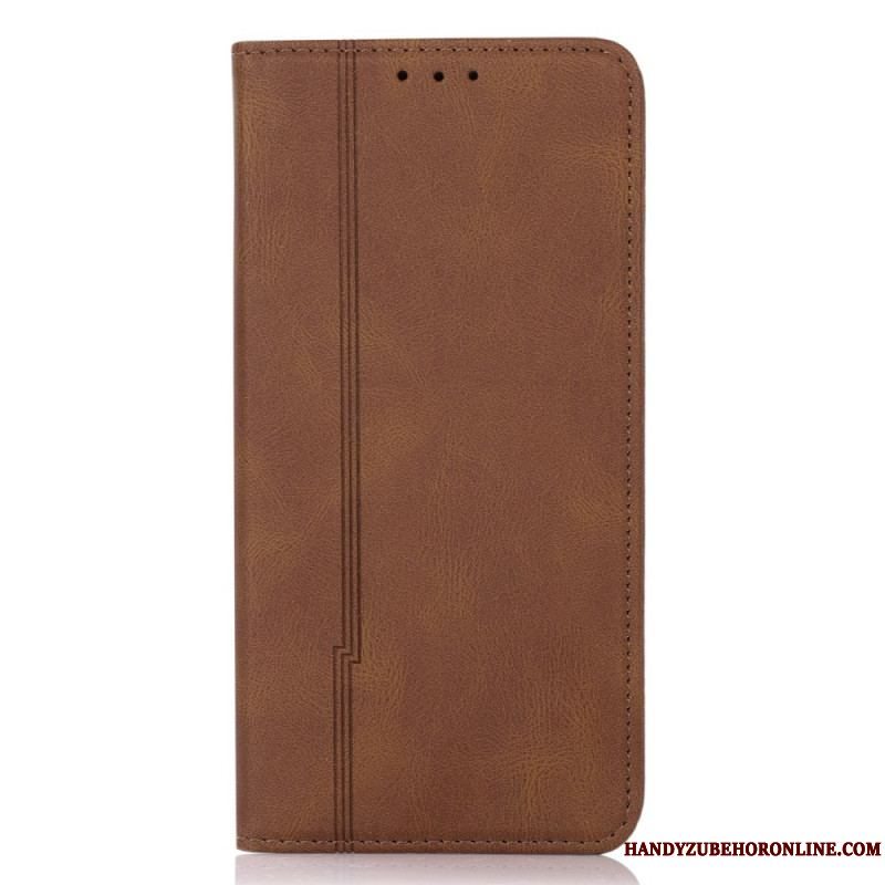 Cover Xiaomi Redmi Note 11 Pro Plus 5G Flip Cover Stil Læder Linje