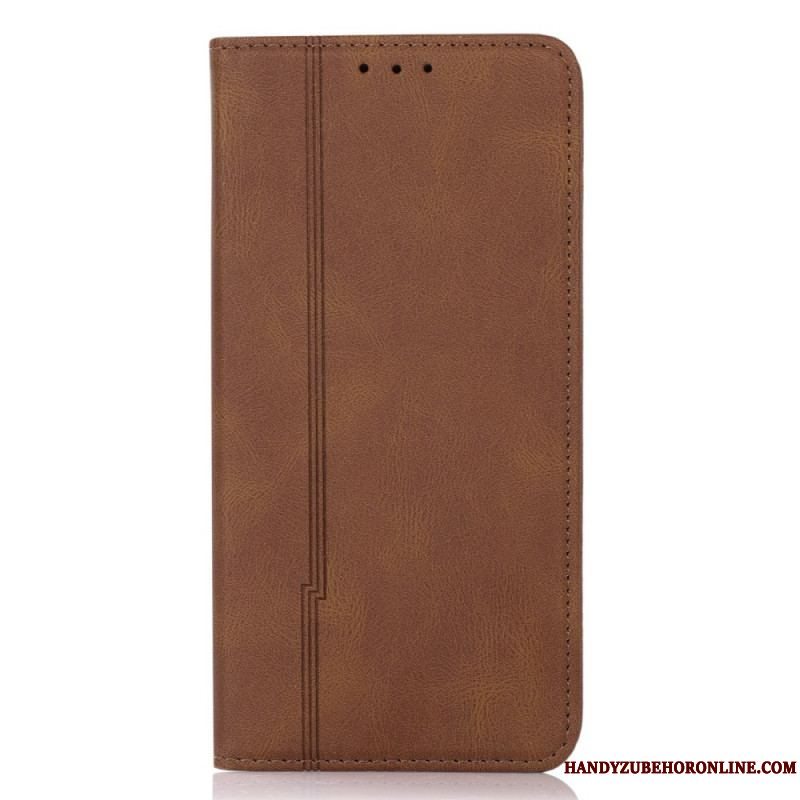 Cover Xiaomi Redmi Note 11 Pro Plus 5G Flip Cover Stil Læder Linje