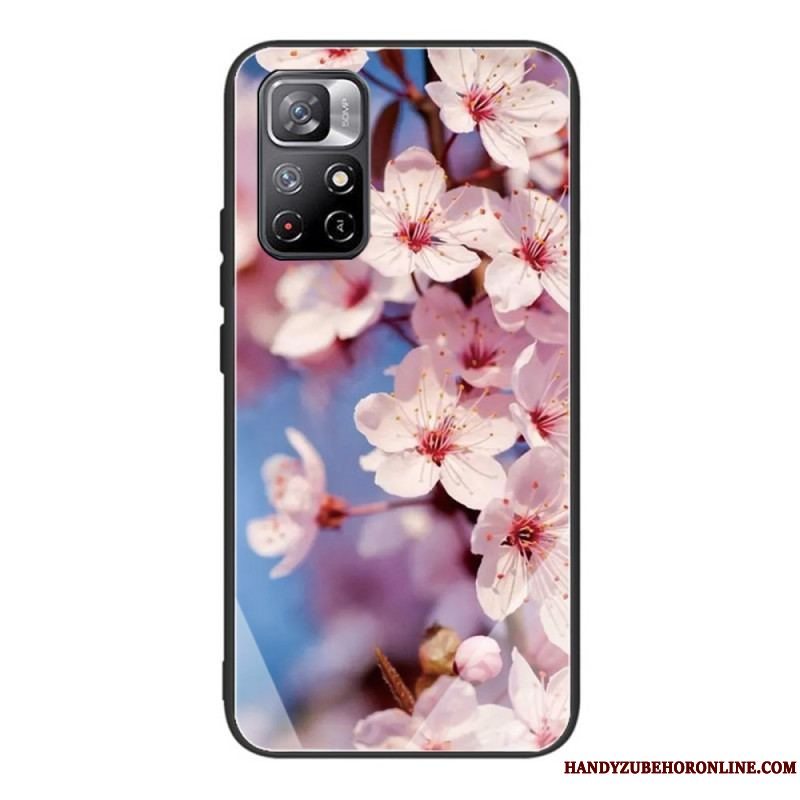 Cover Xiaomi Redmi Note 11 Pro Plus 5G Hærdet Glas Blomster