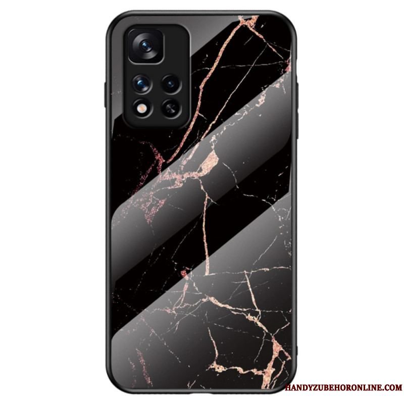 Cover Xiaomi Redmi Note 11 Pro Plus 5G Marmorfarver Hærdet Glas