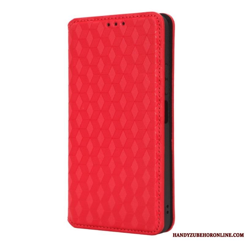 Cover Xiaomi Redmi Note 12 4G Flip Cover 3d Mønster
