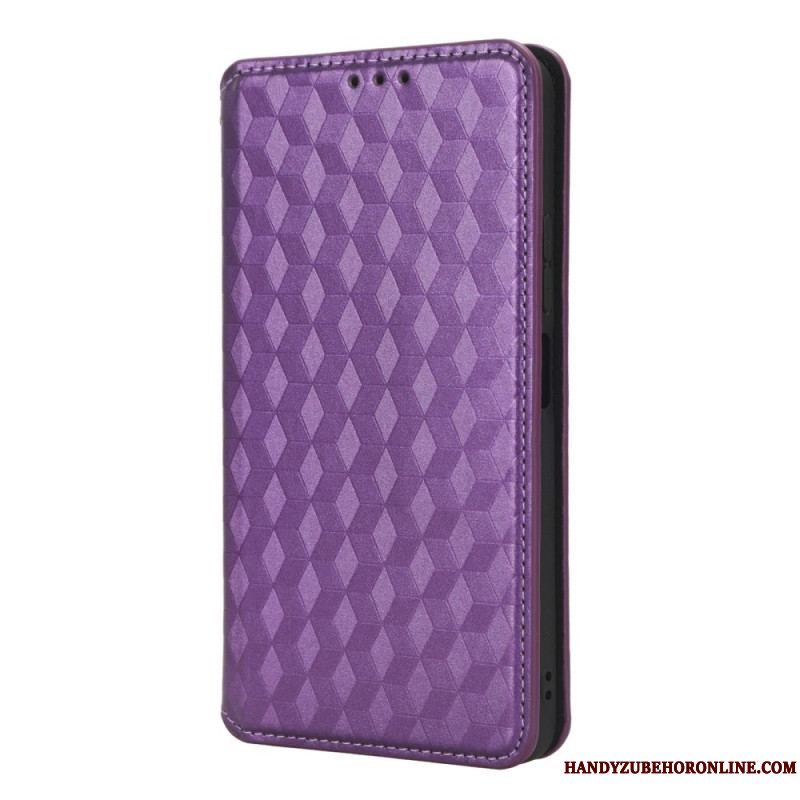 Cover Xiaomi Redmi Note 12 4G Flip Cover 3d Mønster