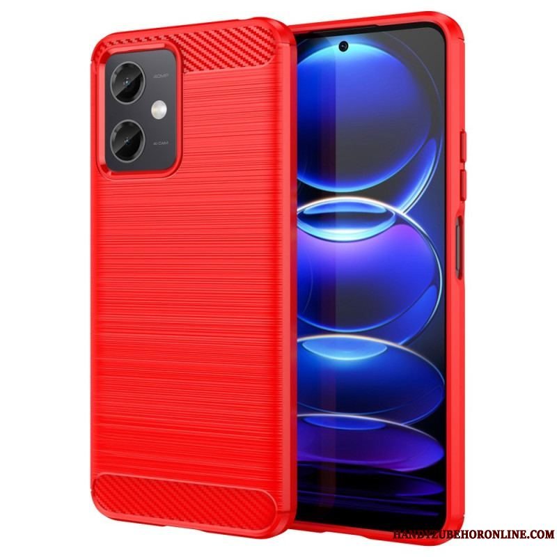 Cover Xiaomi Redmi Note 12 5G Børstet Kulfiber