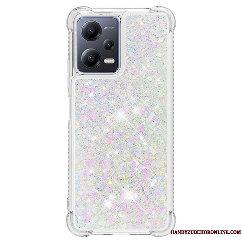 Cover Xiaomi Redmi Note 12 5G Farverige Pailletter