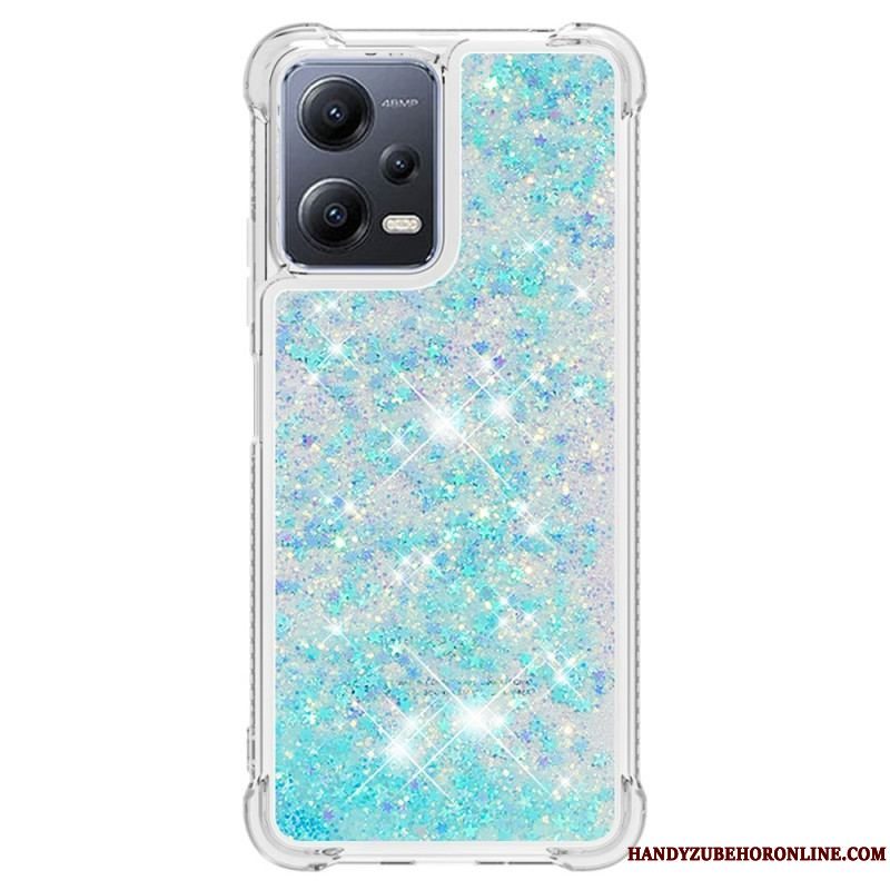 Cover Xiaomi Redmi Note 12 5G Farverige Pailletter