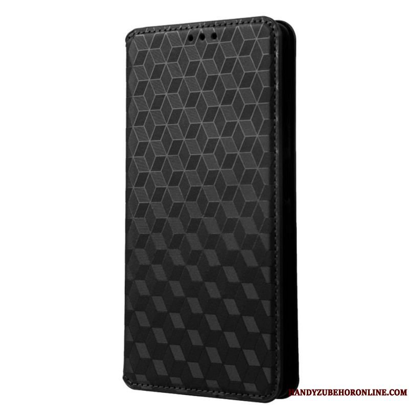 Cover Xiaomi Redmi Note 12 5G Flip Cover 3d Mønster