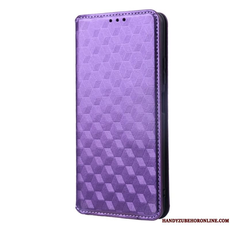 Cover Xiaomi Redmi Note 12 5G Flip Cover 3d Mønster