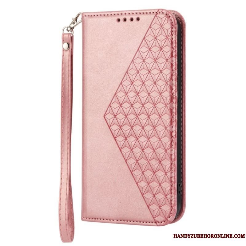 Cover Xiaomi Redmi Note 12 5G Flip Cover Stil Læder 3d Mønster