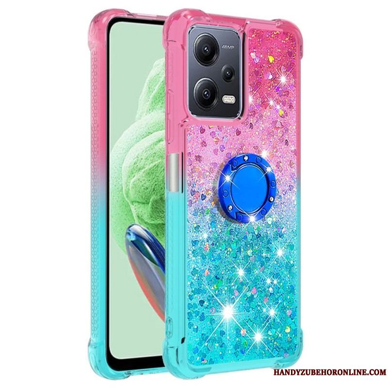 Cover Xiaomi Redmi Note 12 5G Glitter Ring-bracket