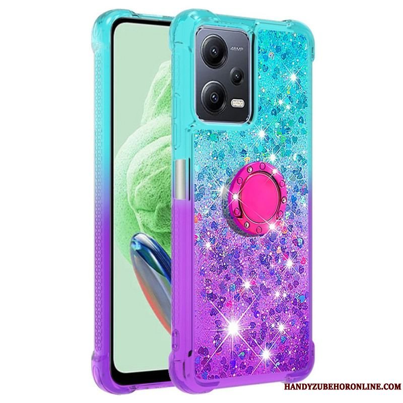 Cover Xiaomi Redmi Note 12 5G Glitter Ring-bracket