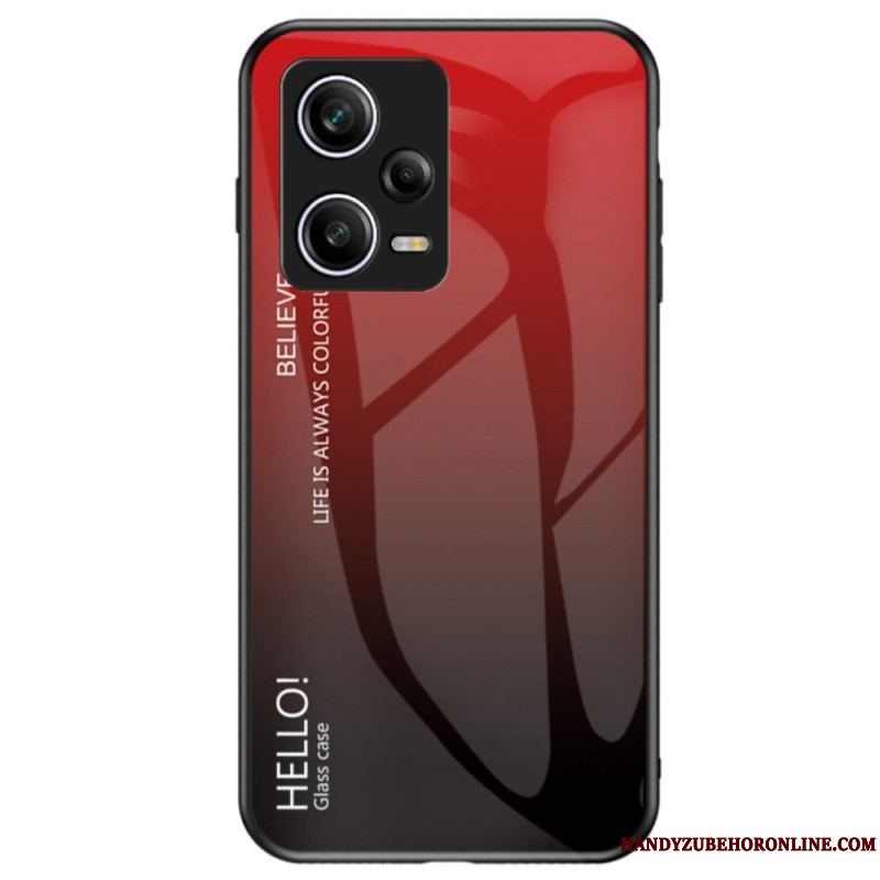 Cover Xiaomi Redmi Note 12 Pro Hærdet Glas Hej