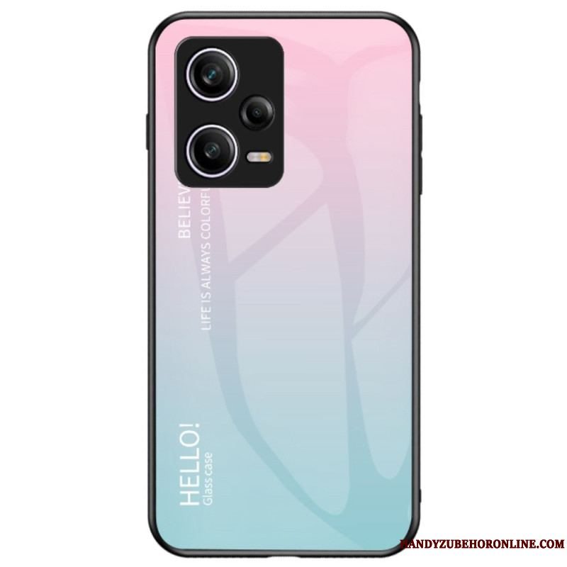 Cover Xiaomi Redmi Note 12 Pro Hærdet Glas Hej