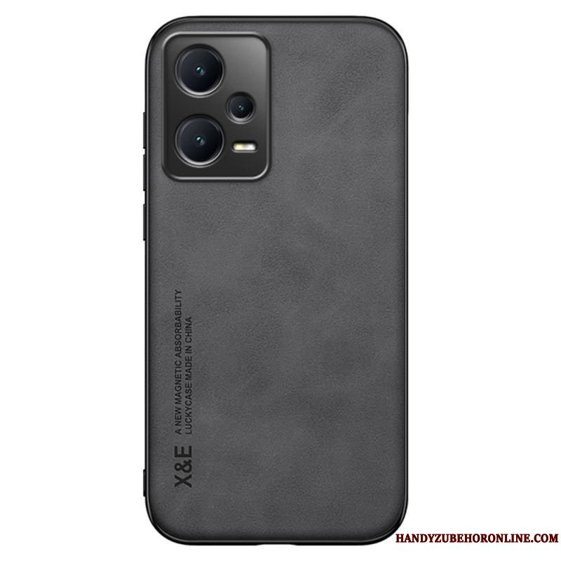 Cover Xiaomi Redmi Note 12 Pro Plus X&e Lædereffekt Læder