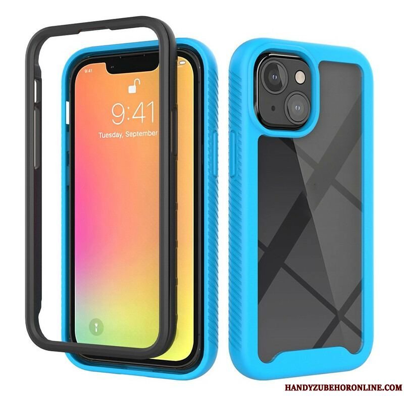 Cover iPhone 13 Mini Hybrid Design Silikone Kanter