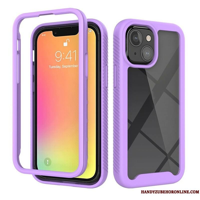 Cover iPhone 13 Mini Hybrid Design Silikone Kanter