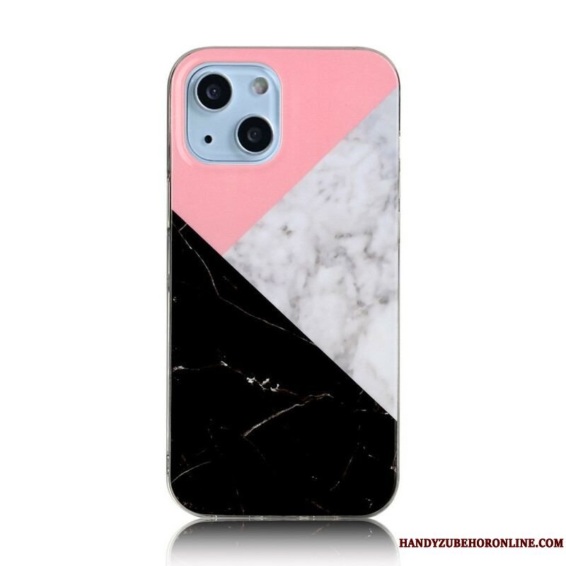 Cover iPhone 13 Mini Marmor Geometrier