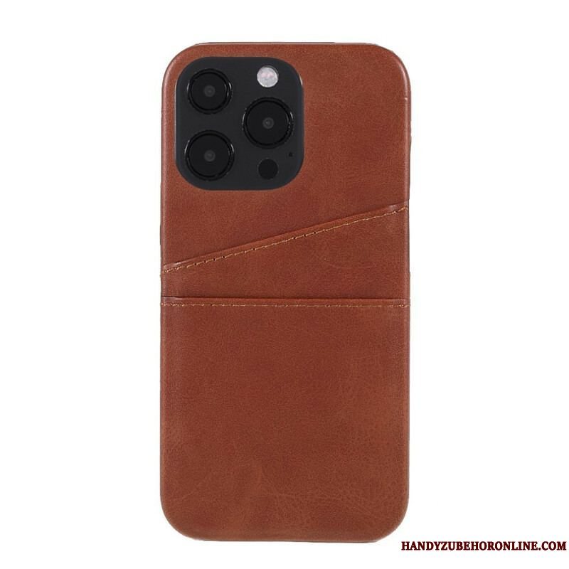 Cover iPhone 13 Pro Dobbelt Kortholder