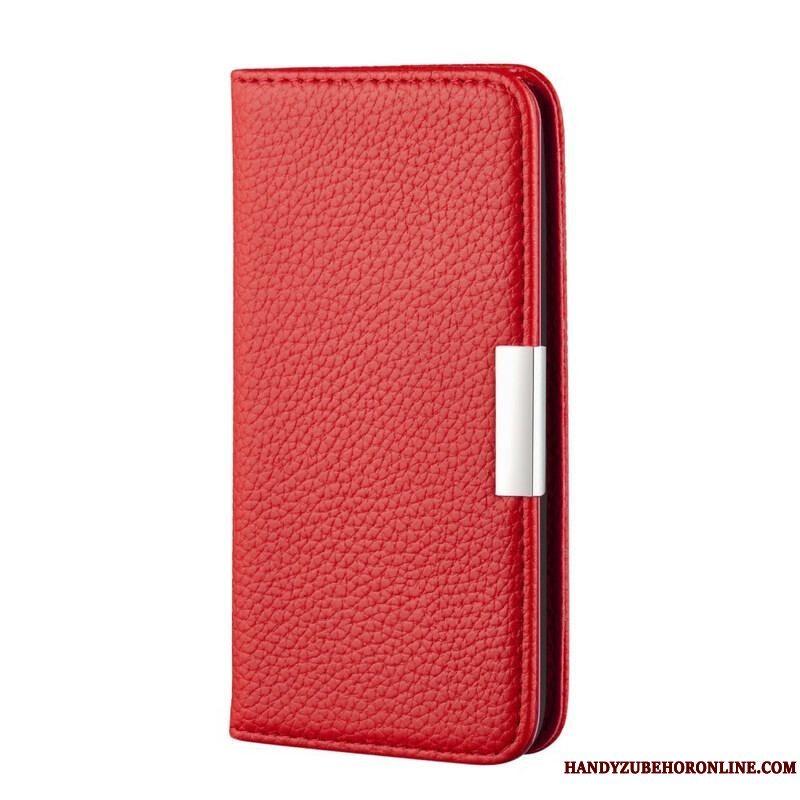 Cover iPhone 13 Pro Flip Cover Imiteret Læder Litchi Ultra Chic