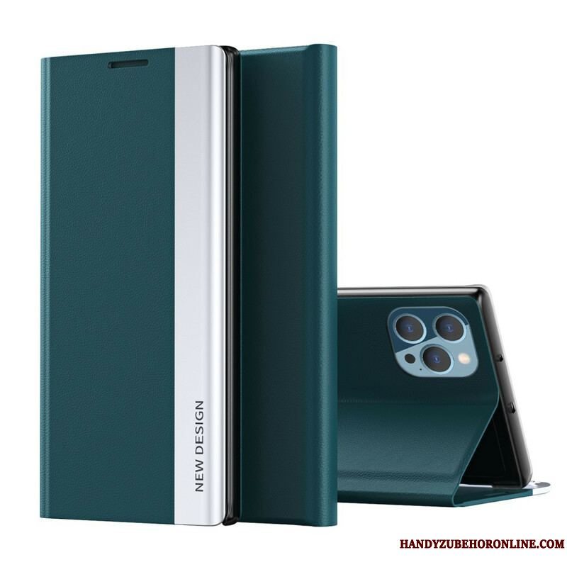 Cover iPhone 13 Pro Flip Cover Litchi Magnetisk Læderlås