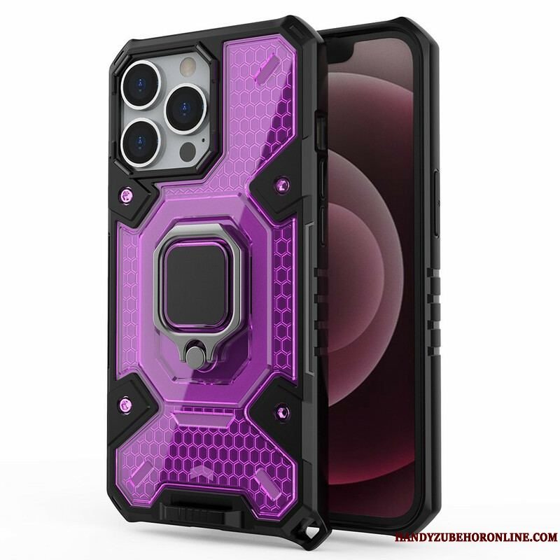 Cover iPhone 13 Pro Honeycomb Med Ring