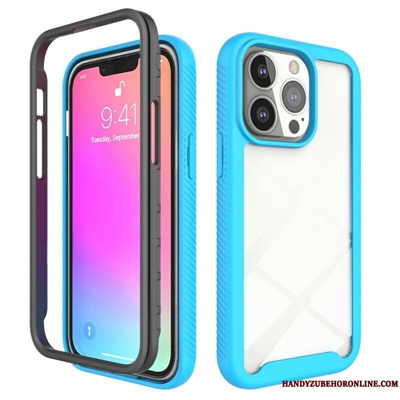 Cover iPhone 13 Pro Hybrid Design Silikone Kanter